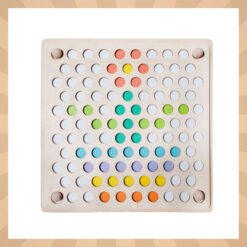 Värviline puidust mosaiikmäng Soodukas.Com