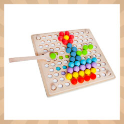 Värviline puidust mosaiikmäng Soodukas.Com