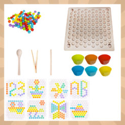 Värviline puidust mosaiikmäng Soodukas.Com