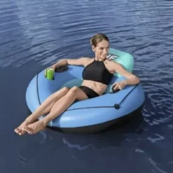 Täispuhutav tugitool-rõngas seljatoega Soodukas.Com