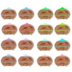 Ultraheli õhuniisutaja-aroomidifuuser ionisaatori ja LED-valgustusega Soodukas.Com