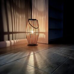 Bambusest terrassilatern klaasiga Soodukas.Com