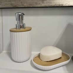 Valge vannitoatarvikute komplekt Soodukas.Com