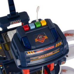 Neljakorruseline liftiga parkimismaja + autod ja helikopter Soodukas.Com