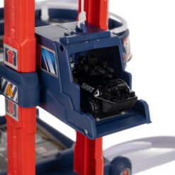 Neljakorruseline liftiga parkimismaja + autod ja helikopter Soodukas.Com