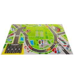 Neljakorruseline liftiga parkimismaja + autod ja helikopter Soodukas.Com