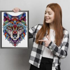 Puidust hundimotiiviga pusle Soodukas.Com