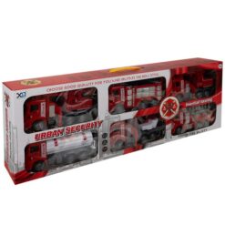 Kruzzel 24631 Fire Department Car Set Soodukas.Com