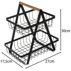 Kahekorruseline puuviljakorv kööki Soodukas.Com