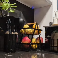 Kahekorruseline puuviljakorv kööki Soodukas.Com