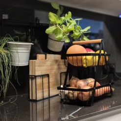 Kahekorruseline puuviljakorv kööki Soodukas.Com