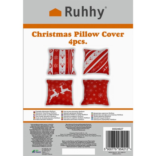 Jõulumustriga padjapüüride komplekt – Soodukas.Com Jõulumustriga padjapüüride komplekt - Image 6