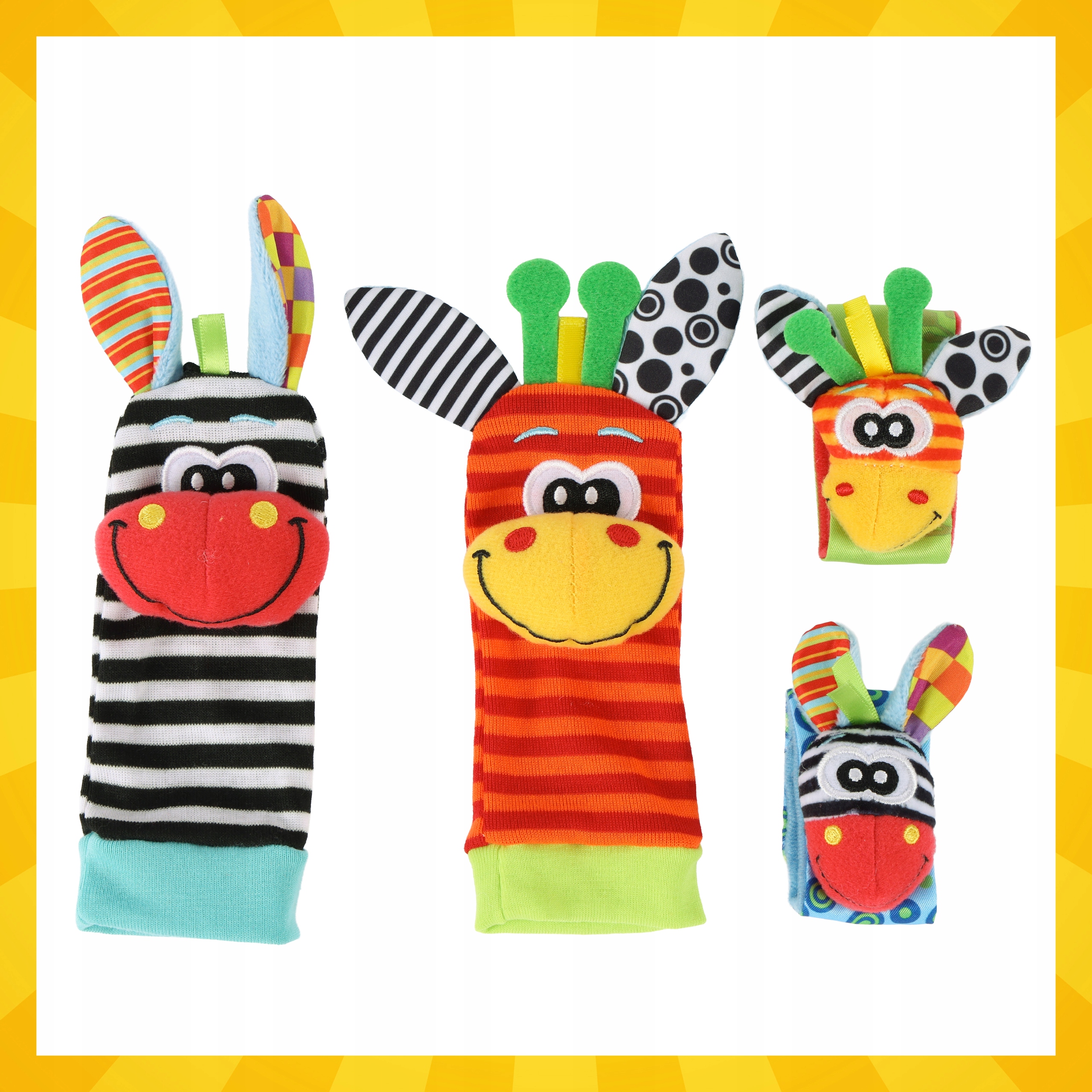 Sensoorne kõristite komplekt beebile - 2 randmepaela + 2 sokki – Soodukas.Com Sensoorne kõristite komplekt beebile - 2 randmepaela + 2 sokki - Image 4