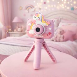 Kaamera ja statiiv komplektis