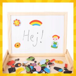 Kahepoolne joonistustahvel + 108 magnetit ja tarvikud Soodukas.Com