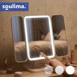 Meigipeegel reguleeritava LED-valgustuse ja suurendusega