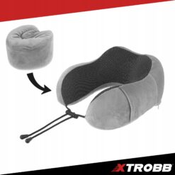 3D kaelapadi mäluvahuga + silmamask, kõrvatropid ja hoiukott Soodukas.Com