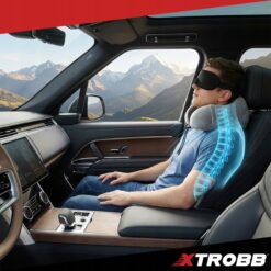 3D kaelapadi mäluvahuga + silmamask, kõrvatropid ja hoiukott Soodukas.Com