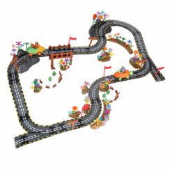 310-osaline magnetiline autorada – magnetklotsid, autod ja põnev lilleaed