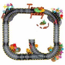 153-osaline magnetiline autorada – magnetklotsid, auto ja põnev lilleaed  Soodukas.Com