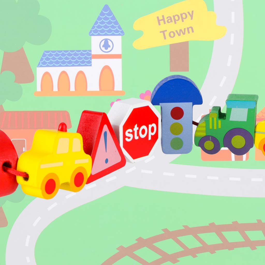 Nöörimismäng - puidust sõidukitega klotsid + alusplaat – Soodukas.Com Nöörimismäng - puidust sõidukitega klotsid + alusplaat - Image 11