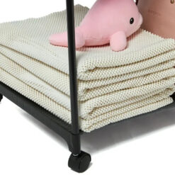 Ratastel riidestange kahe riiuliga Soodukas.Com