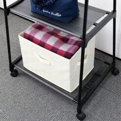 Ratastel riidestange kahe riiuliga Soodukas.Com