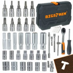 Alternative view of 56-osaline 1/4" padrunvõtmete ja otsikute komplekt kohvris