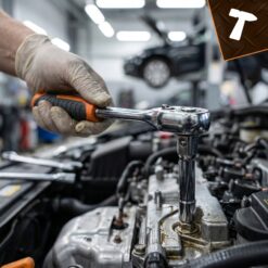 46-osaline 1/4" padrunvõtmete ja otsikute komplekt kohvris Soodukas.Com