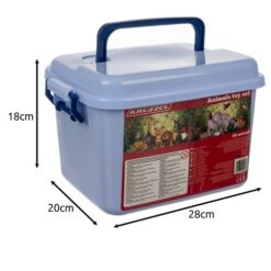 Loomafiguuride komplekt kohvris Soodukas.Com