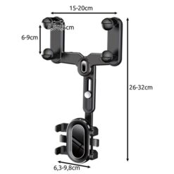 Pööratav telefonihoidik peeglile Soodukas.Com