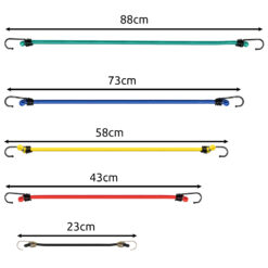Pagasi kinnituskummid konksudega 12tk Soodukas.Com