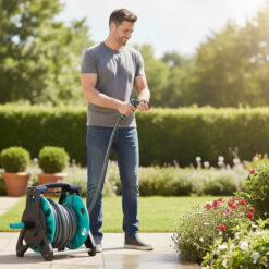 30m aiavoolik voolikurulli, pihusti ja tarvikutega Soodukas.Com