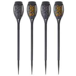 Päikesepatareiga aiatõrvikud 4tk Soodukas.Com