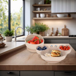 9-osaline silikoonist nõudekomplekt lastele Soodukas.Com