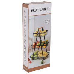 Kolmetasandiline puuviljakorv  Soodukas.Com