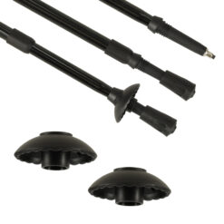 Kepikõnni kepid reguleeritava pikkusega 65–135cm Soodukas.Com