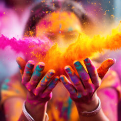 Värviline pulbrikomplekt pidudeks Soodukas.Com