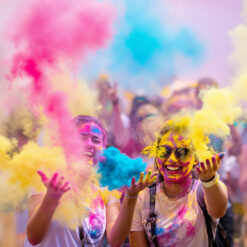 Värviline pulbrikomplekt pidudeks Soodukas.Com