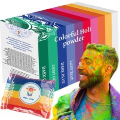 Värviline holi pulbri komplekt