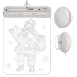 3D LED vitraaž jõuluvana