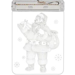 3D LED vitraaž jõuluvana Soodukas.Com