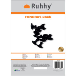 Musta värvi mööblinupud Soodukas.Com