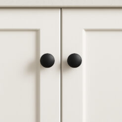 Musta värvi mööblinupud Soodukas.Com