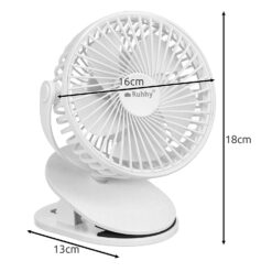 Juhtmevaba valge ventilaator Soodukas.Com