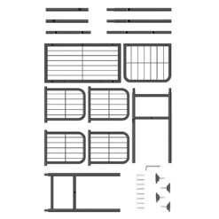 Metallist lillealus 106 cm Soodukas.Com