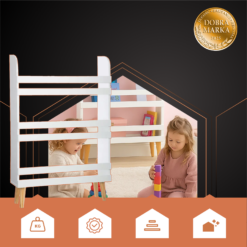 Laste raamaturiiul kolme riiuliga Soodukas.Com