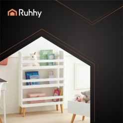 Laste raamaturiiul kolme riiuliga Soodukas.Com