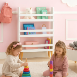 Laste raamaturiiul kolme riiuliga Soodukas.Com