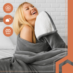 Kahepoolne pehme pleed Soodukas.Com